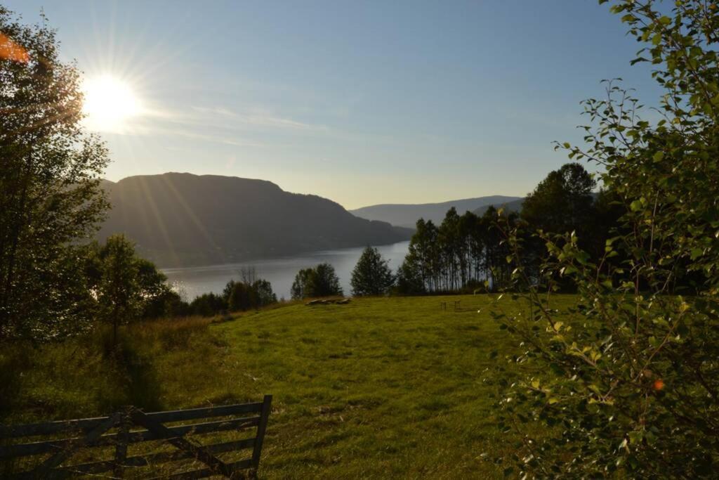 Stille Og Fredelig Ved Fjord Og Fjell Valsøybotn 外观 照片